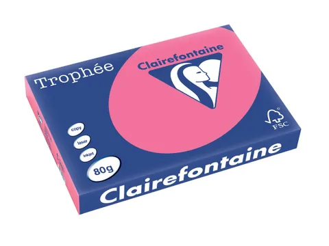 Trophée Intens gekleurd papier A3 80 gram 500vel Fuchsia Roze