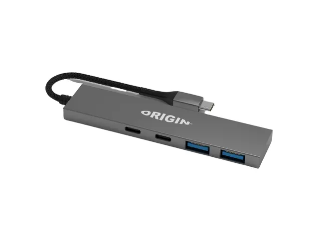 Origin Storage OS-HUB-USB3/C, Bedraad, USB 3.2 Gen 1 (3.1 Gen 1) Type-