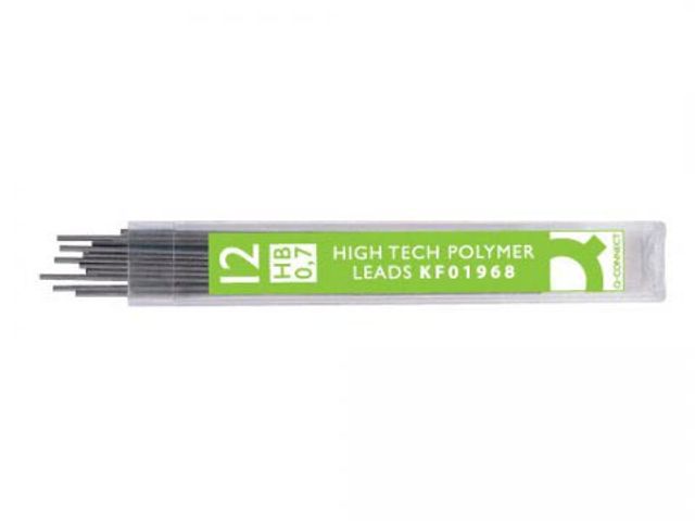 potloodstiften 0,7 mm HB etui van 12 stuks | PotlodenWinkel.nl