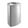Driehoekige Design Afvalbak 70 Liter Mat Rvs