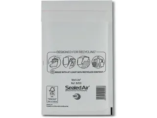 Mail Lite Luchtkussenenveloppen B/00 120x210mm Wit 200 stuks - 1