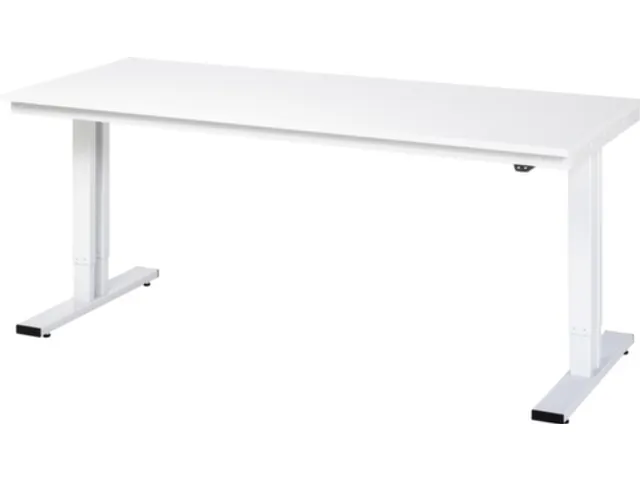Werkbank elektrisch hoogte verstelbaar 720-1120x2000x800mm wit RAL7035