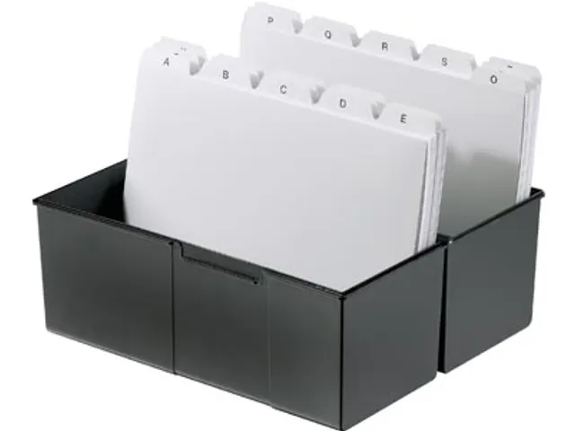 systeemkaartenbak ft A5, zwart