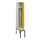 locker met bank,voor scheiding van kleding,HxBxD 2120x300x815mm,1vak