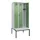 locker met bank,HxBxD 2120x900x815mm,3vak,vak B 300mm,draaigrendel
