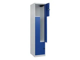 Z-garderobekast,HxBxD 1850x400x500mm,vak B 200/400mm,draaigrendel - 2