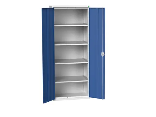universele kast,HxBxD 2000x800x550mm,4xStalen bodem,draaigrendelslot
