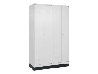 locker voor scheiding van kleding,HxBxD 1950x1200x500mm,4vak - 1