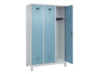 locker,HxBxD 1950x1200x500mm,3vak,vak B 400mm,cil.-slot,voeten - 2
