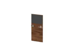 baliepaneel bureau aanbouw links NP-tiepolo nut BN8010-antraciet 600mm