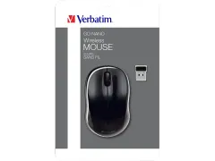 49042 VERBATIM Go NANO Muis 3 knoppen ambidexter wireless zwart