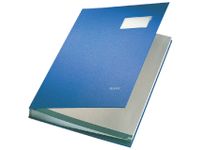 Vloeiboek Leitz 5700 blauw 20 vakken