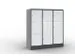 armoire multicases,corps RAL7021,face avant RAL7035