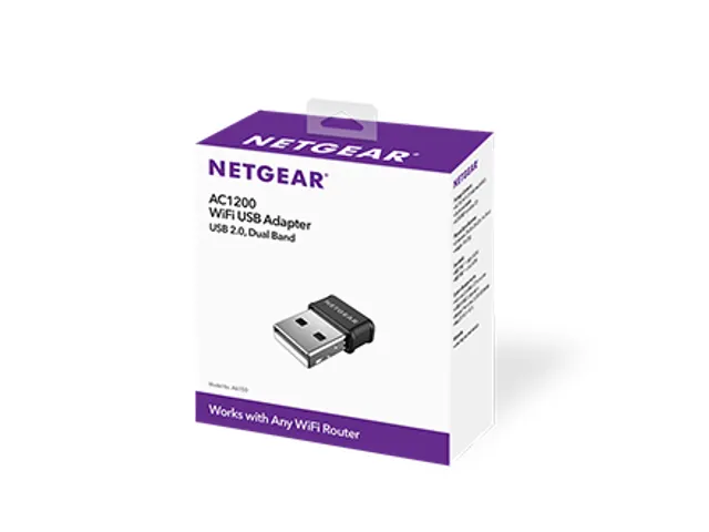 NETGEAR A6150, Sans fil, USB, WLAN, Wi-Fi 5 (802.11ac), 867 Mbit/s, No