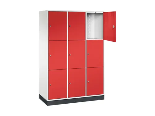 grootvolume-lockersysteem,HxBxD 1950x1220x500mm,3x3vakken,cil.-slot