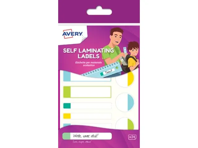 Lamineer Etiket Assorti 24 stuks