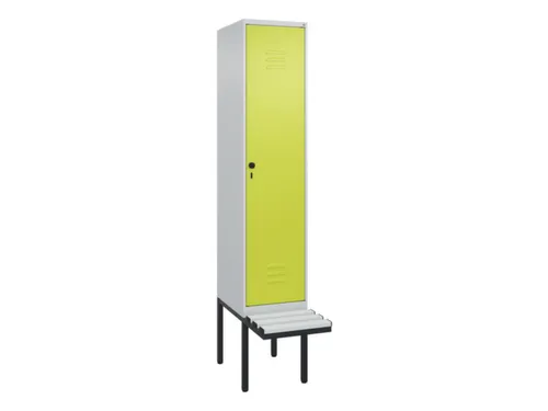 locker voor scheiding van kleding,HxBxD 2120x400x815mm,1vak