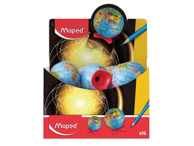 Puntenslijper Maped Globe display à 16 stuks