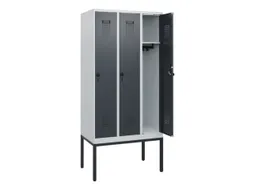 schoollocker,HxBxD 1950x900x500mm,3vak,vak B 300mm,draaigrendel