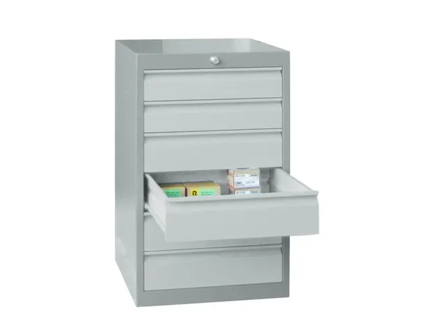 Armoire À Tiroirs Hxlxp 800X500X600Mm 6Tiroirs Ral7035