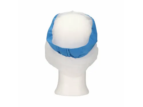 Pet Met Klep Poly-Cotton Polyester Kroon Lichtblauw XL 100 Stuks