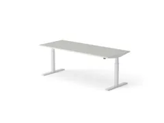 Elektrisch ihv bureau HxBxD 640-1300x2000x800mm blad grijs
