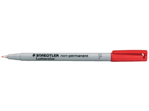 Viltstift Staedtler OHP Lumocolor 316 F Non Permanent Rood 0.6mm