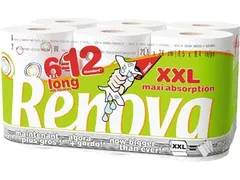 Keukenpapier Maxi Absorption XXL 2-laags wit 80vel 6 rollen