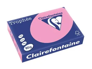 Trophée Pastel gekleurd papier A4 80 gram 500vel Eglantine roze - 1