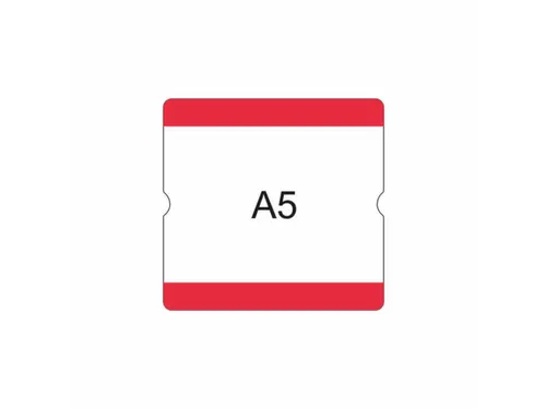beschrijfbare hoes,markering HxB 216x231mm,PVC,rood