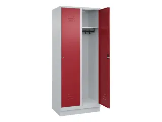 locker,HxBxD 1950x800x500mm,2vak,vak B 400mm,cil.-slot,sokkel - 2