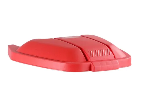 Deksel mobiele container Rood Rubbermaid