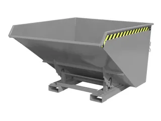 Kiepbak 1103x1570x1720mm 1.7m³ Afrolmechaniek Gelakt Ral7005 - 1