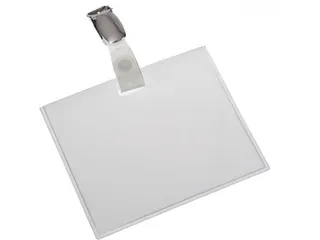 Badgehouder Met Strip En Clip 90 X 60 Mm Gesloten - 4