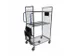 Chariot D'entrepôt,Force 100Kg,Avec 2Plateau(X),Tablette Grillagée