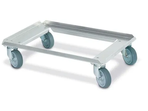 Rvs Onderwagen Euronormbakken 250kg Laadvlak 600x400mm Open Frame
