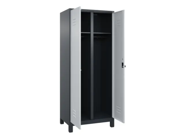locker voor scheiding van kleding,HxBxD 1950x800x500mm,2vak