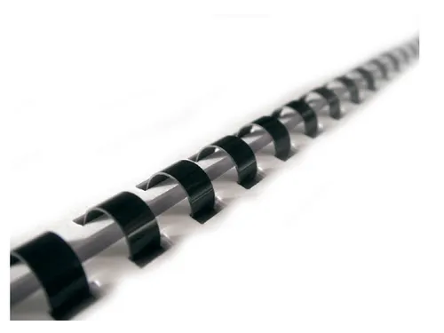 Plastic Bindrug Zwart 8mm Doos 100 stuks