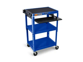 bijzetwagen,HxLxB 610-1060x610x460mm,blauw,3niveau(s) - 2
