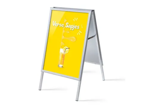 Stoepbord A1 complete set met print "Verse Sapjes"