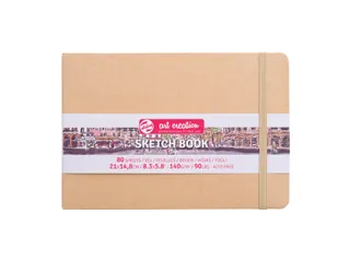 Schetsboek Talens Art Creation 80 witte vellen 140gr 210x150mm kraft - 1