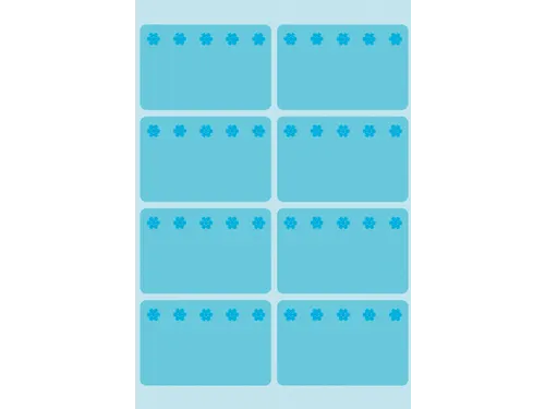 Etiket Herma 3773 26x40mm Diepvries Blauw 48 stuks