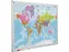 Tableau Carte géographique 90x120cm Softline Monde