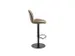 tabouret de bar,assise H 525-775mm,assise tissu sable chiné