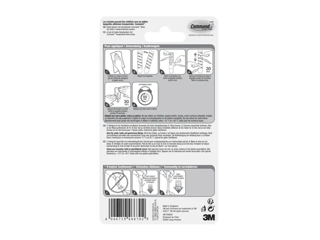 Bevestigingsstrip Command 3m 17067clr Keukenhaak