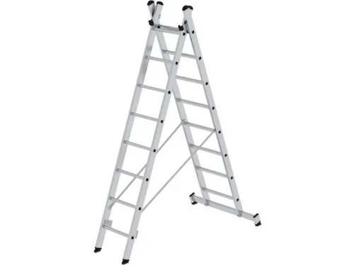 multifunctionele reformladder,2x8,sporten,balk L 4,18m,aluminium