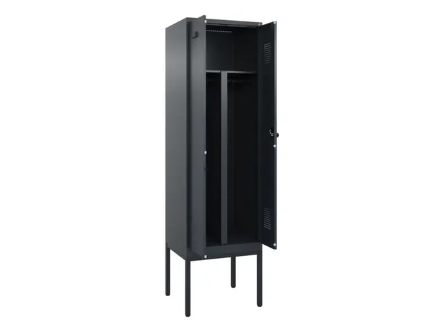 PBM-locker,HxBxD 2120x600x500mm,2vak,vak B 300mm,draaigrendel