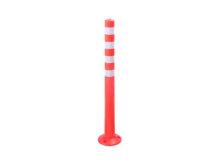 afzetpaal,rond,HxBxD 1000x200x200mm,PU,fluorescerend - 2