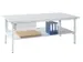 Desserte HxlxP 700-950x2000x900mm gris clair 4 pieds RAL7035