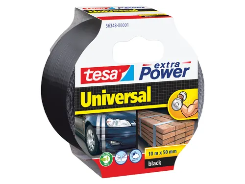 Plakband Tesa 50mmx10m extra Power zwart